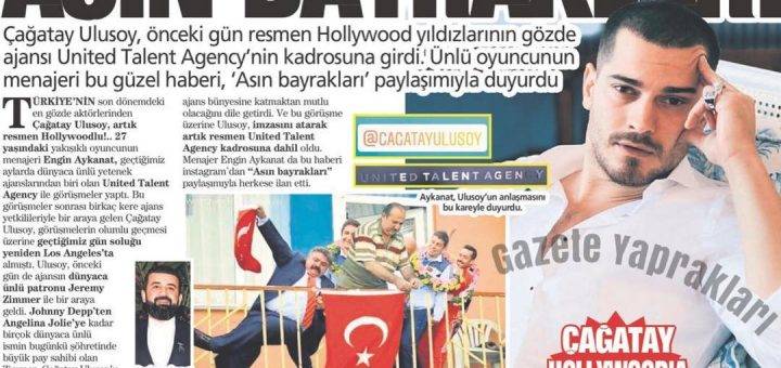 Чагатай Улусой в Голливуде