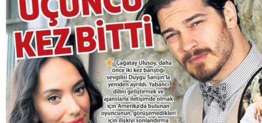 Чагатай Улусой расстался с Дуйгу Сарышин