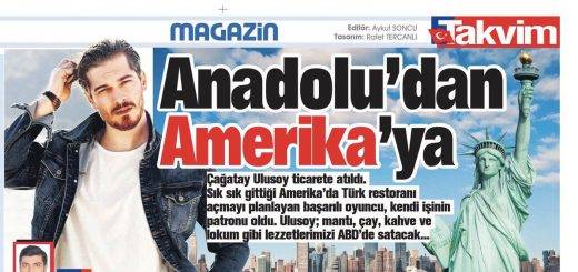 Чагатай Улусой открывает бизнес в США