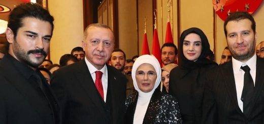 Бурак Озчивит на приеме у президента Эрдогана