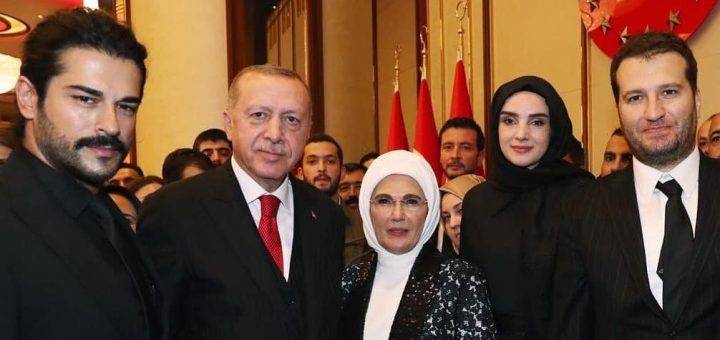 Бурак Озчивит на приеме у президента Эрдогана