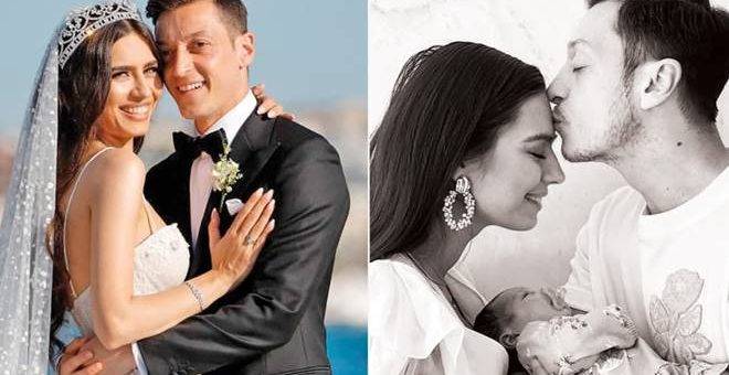 Амине Гюльше и Месут Озил