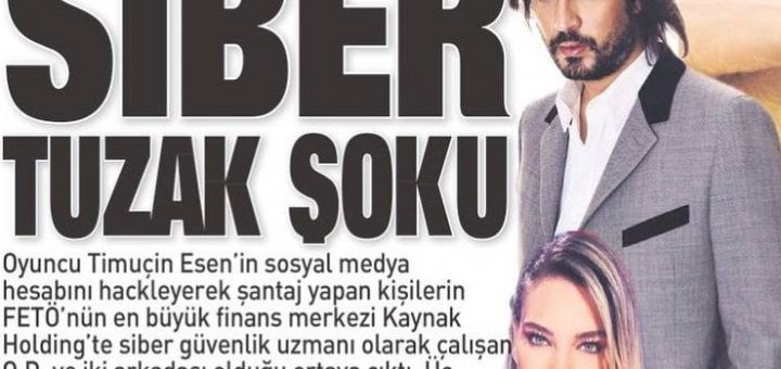 Тимучин Эсен стал жертвой шантажа