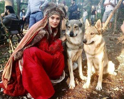 Фахрие Эвджен в роли Акчи Хатун